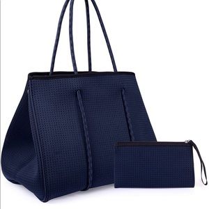Navy neoprene bag